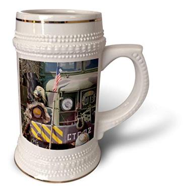 Imagem de 3dRose Caneca WA, Arlington Fly-in, avião da Segunda Guerra Mundial - US48 WSU1371-William Sutton, 510 g, caneca de 623 g, branca