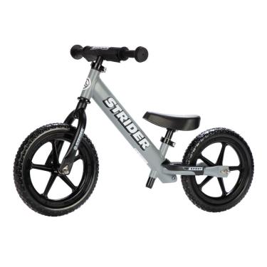 Imagem de Balance Bike Strider Sport 12" cinza fosco para crianças de 1 a 4 anos