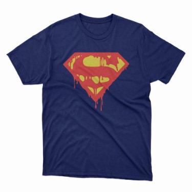 Imagem de Camiseta Super Man Sangue Herói Linha Premium 100% Algodão - nappes, A