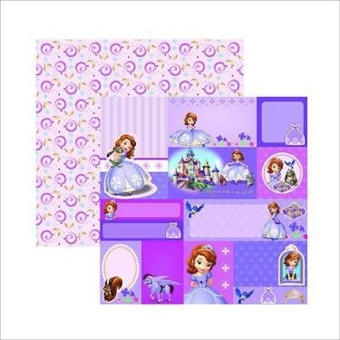 Imagem de Papel Scrap Festa Disney Princesinha Sofia 2 Tags Sdfd98 - Toke E Crie