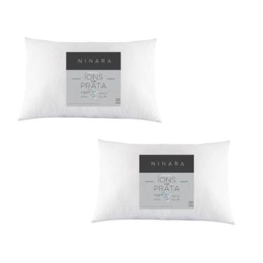 Imagem de Kit 2 Travesseiro  Íons de Prata 50x70  NInara