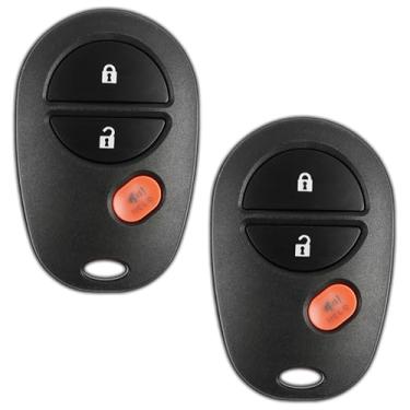 Imagem de Controle remoto de entrada KeylessOption, substituição para chave de carro GQ43VT20T (pacote com 2)