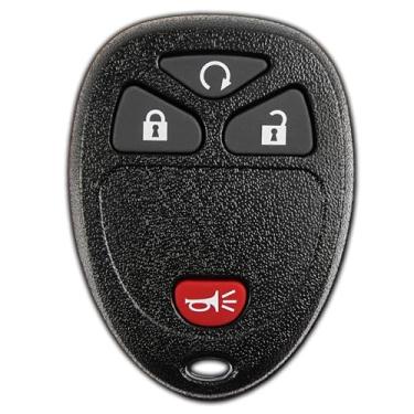 Imagem de Chaveiro de substituição KeylessOption, 4 botões, sem chave, entrada de controle remoto.KeylessOption preto KPT2241