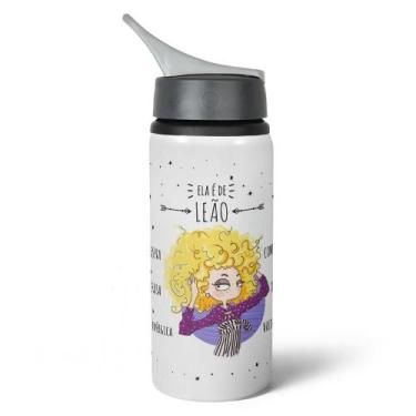 Imagem de Garrafa Squeeze NK Signos - Ela é de Leão - 600ml M2 - JPS INFO