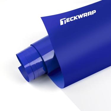 Imagem de TECKWRAP Vinil azul royal HTV Iron on Vinyl - Vinil de transferência de calor azul de 30,5 cm x 1,8 m para camiseta, bolsas e outros tecidos