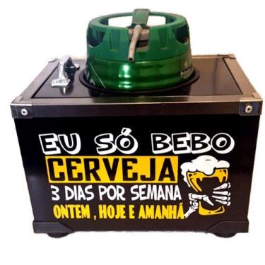 Imagem de Caixa Térmica 2 Em 1 Para Barril Chopp 5 Litros Ou 12 Latas SÓ BEBO 3 