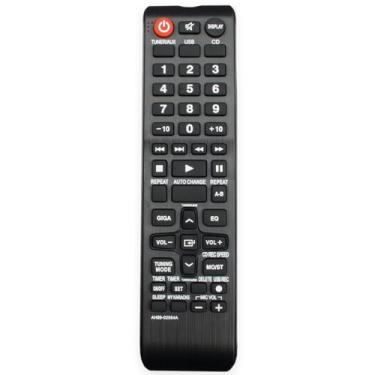 Imagem de Controle remoto AH59-02554A de substituição compatível com o sistema estéreo Samsung Mini MX-F630B MX-F630B/ZA MX-F730B MX-F730B/ZA MX-F830B MX-F830B/ZA MX-F630 MX-F870 MX-F730 MX-F730 MX-F730 830 mm