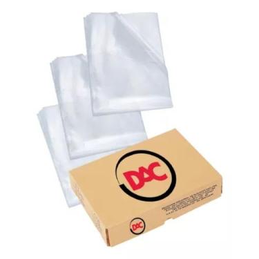 Imagem de Saco Plástico Ofício Grosso Com 4 Furos Transparente 400 Unidades - Da