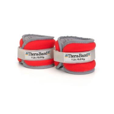 Imagem de Theraband Pesos do tornozelo, Comfort Fit Wrist & Ankle Cuff Weight Set, Pesos de caminhada ajustáveis para cardio, Home Workout, Fortalecimento do to