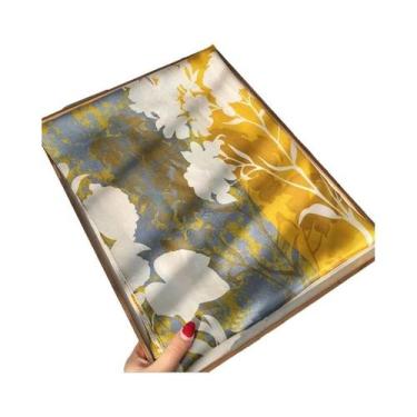 Imagem de Lenço de primavera feminino design de luxo material de poliéster lenço