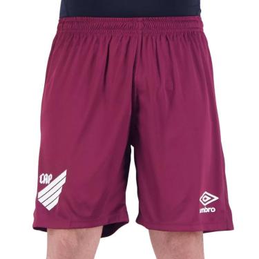 Imagem de Calção Masculino Athletico Paranaense Treino 2022 Vinho Umbro-Masculino