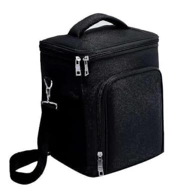 Imagem de Bolsa Térmica Grande 12L Para Lanches e Marmitas Multiuso Para Praia Para Festa(Preto)