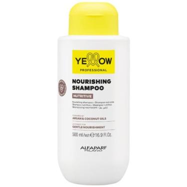 Imagem de Shampoo Yellow Nourishing 500ml Alfaparf Nutre Repara e Revitaliza Cab