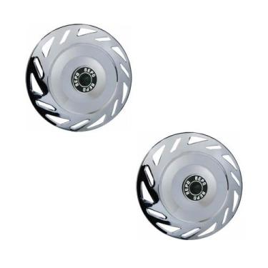 Imagem de Calota Dianteira Pingo DÁgua Ii Aro 16 Cromado Par - Bepo