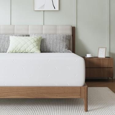 Imagem de Novilla Colchão Queen Size de 20 cm, colchão Queen de espuma viscoelástica com conforto respirável e espuma de suporte de alta densidade para alívio de pressão e sono confortável, colchões em uma