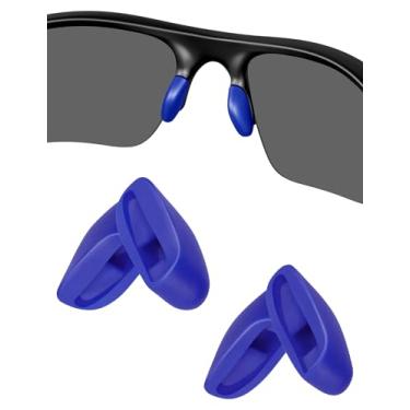 Imagem de Almofadas de nariz de substituição para óculos de sol Oakley Flak Draft OO9364 | Commit SQ OO9086 | Fast Jacket OO9097 OO9162 - Azul