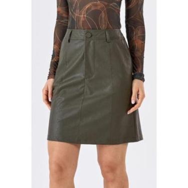 Imagem de Saia Curta PKS Verde-Feminino