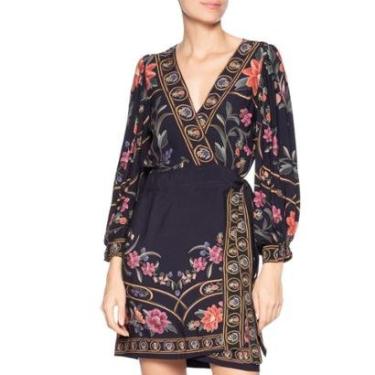 Imagem de Vestido Curto Transpasse Farm Rio Floral Belle-Feminino