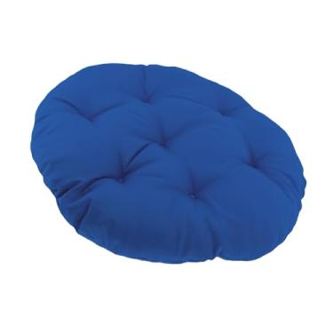 Imagem de ShengQuanHao Almofada Suspensa para Cadeira em Formato de Ovo, de Reposição, Macia, 60 Cm, Leve, para Assento, Almofada para Cadeira de Balanço para Sofá, Azul, Tamanho real