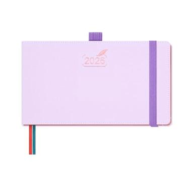 Imagem de BEZEND Agenda de bolso 2026 semanal e mensal (15,2 cm x 9,5 cm) livro de calendário pequeno com horário vertical diário (janeiro a dezembro), espaço igual até fim de semana, trabalho em casa, mulheres