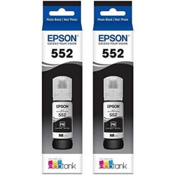 Imagem de Frasco de tinta Epson Claria ET Premium T552120 Photo Black x2
