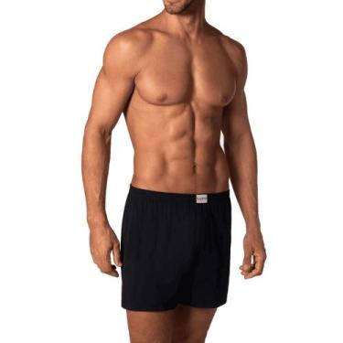 Imagem de Cueca Lupo Samba Canção Poliamida 18608-001, Preto, M