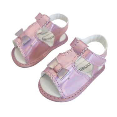 Imagem de Sandália Menina Laço Rosa Ref.1141 - Bibi Lili, 17