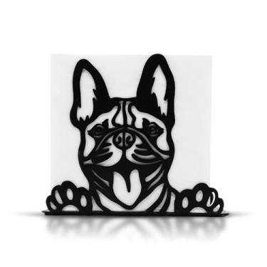 Imagem de Porta-guardanapos para mesa, suporte de decoração de mesa de jantar de metal, dispensador de guardanapo ideal para mesas e bancadas de cozinha, decoração de todas as salas de jantar e bar, decoração
