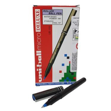 Imagem de Caneta Deluxe Micro Uni-ball 0.5 mm UB-155 - Caixa Com 12 - Uniball, A