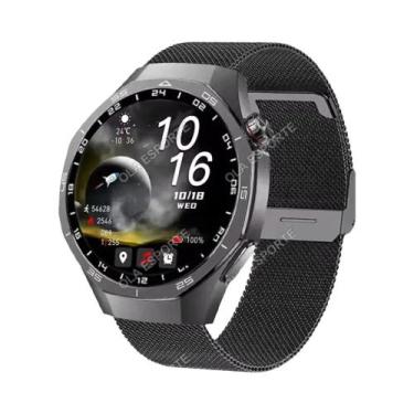 Imagem de Relógio Inteligente Masculino Com Tela AMOLED, Rastreador GPS, Chamada