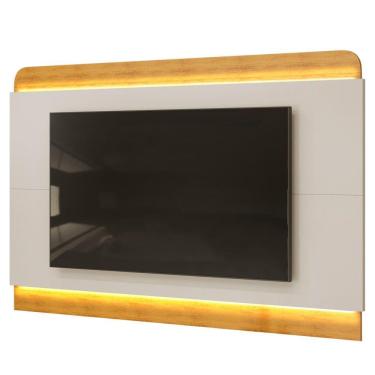 Imagem de Painel Para TV Suspenso 75 Pol 219cm Com LED Collie D04 Cedro/Bali - Mpozenato