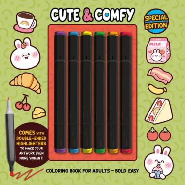 Imagem de Livro - Cute & Comfy Coloring Book for Adults - Bold Easy - Special Ed