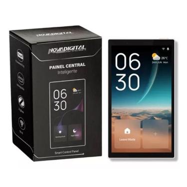 Imagem de Painel Central Inteligente 4X2 Nova Digital Tuya Zigbee Wifi