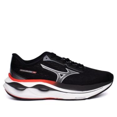 Imagem de Tênis Masculino Mizuno Wave Creation 26 Mesh Preto/Vermelho, Preto, Ve