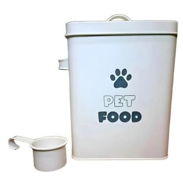 Imagem de Porta Ração De Metal Para Seu Pet Dolce Home