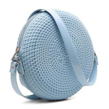 Imagem de Bolsa Feminina Transversal Pequena de Lado Redonda Quebeck VK-Feminino