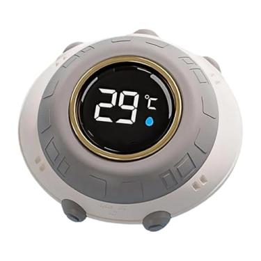 Imagem de KiBcsLic Termômetro de banho para bebês, termômetro eletrônico digital de água, medidor de temperatura da água à prova d'água para casa, crianças pequenas, Ovni