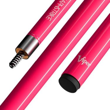 Imagem de Viper Graphstrike 147.3 cm 2 peças de fibra de vidro grafite composto de bilhar/taco de piscina, rosa