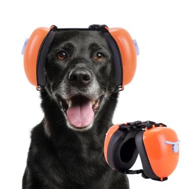 Imagem de Novo protetor de ouvido para cães para proteção contra ruído - fones de ouvido para cães NRR de 30 dB, cancelamento de ruído, proteção auditiva contra trovões/fogos de artifício/aspiradores, design