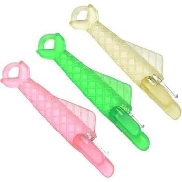 Imagem de Enfiador de agulha para máquina de costura de boca de peixe, enfiador de agulha de costura automático, rosqueador de agulha tipo peixe, máquina de costura rápida, passadores de agulha fáceis de