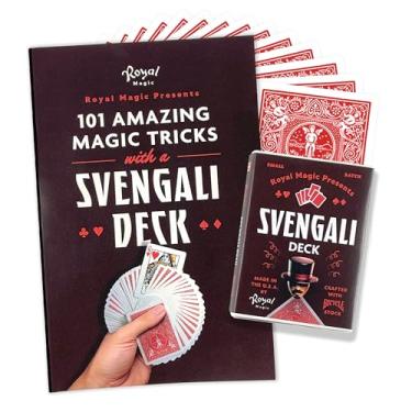 Imagem de Svengali Deck Kit – Bicycle Deck of Cards for Beginners & Pros, Learn 125 Plus Magic Tricks with The Most Popular Deck of Cards (Red)