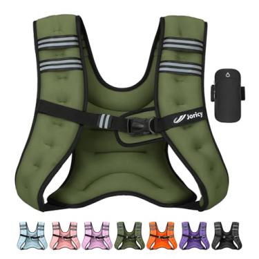 Imagem de Colete ponderado feminino masculino colete de peso de 2,3 kg com faixa refletiva, coletes de corrida para Wonmen, treino, caminhada, treinamento de força, perda de peso, fitness, musculação