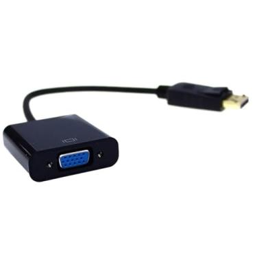 Imagem de Adaptador Displayport X VGA Conecta Aparelho Notebook TV Mac