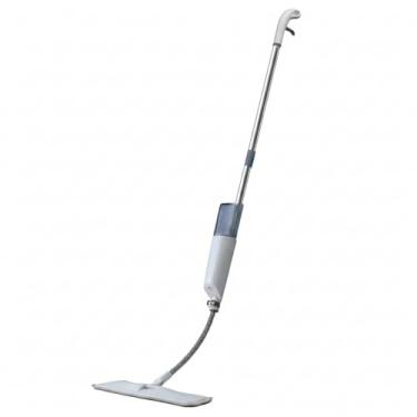 Imagem de Esfregão Mop com Spray 470ml Extensível 125–165cm – Microfibra Antirresíduos – Cabo Flexível Ajustável – Limpeza Sem Balde para Pisos de Madeira, Cerâmica e Azulejo