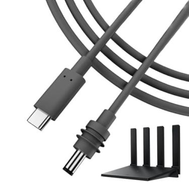 Imagem de Shakven Adaptador Type-C C para 12V, Adaptador Type-C C para DC - Type-C C para DC à prova d'água,Type-C para 12V DC para viagens longas, ambientes externos, ambientes internos e externos