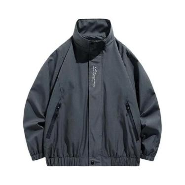 Imagem de Jaqueta Impermeável Para Homens, Corta-Vento Para Atividades Ao Ar Liv