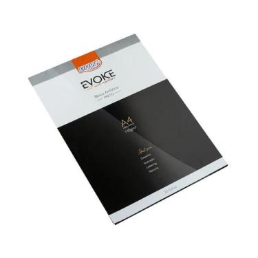 Imagem de Bloco Artístico Evoke Preto 20 Folhas 140grs Brw PP6441