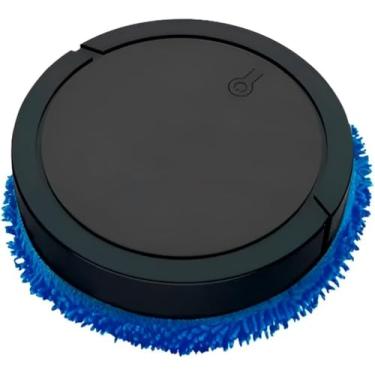 Imagem de Robô de Limpeza Mop Automático Recarregável USB – Limpeza 3 em 1 (Aspira + Varre + Esfrega) – Silencioso, Perfil Ultrafino 6,5cm – Ideal para Pisos Frios, Madeira e Casa c/Pets