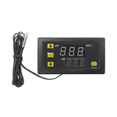 Imagem de Controlador Digital de Temperatura W3230 com Display LED Termostato Regulador AC110V-220V 20A Medidor Sensor Controle NTC10K Saída Relé Alta Precisão