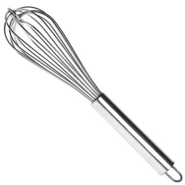 Imagem de OFERTA Batedor Fouet Profissional de Ovos e Massas, Cabo Reforçado, 29cm, Utensílios de Cozinha